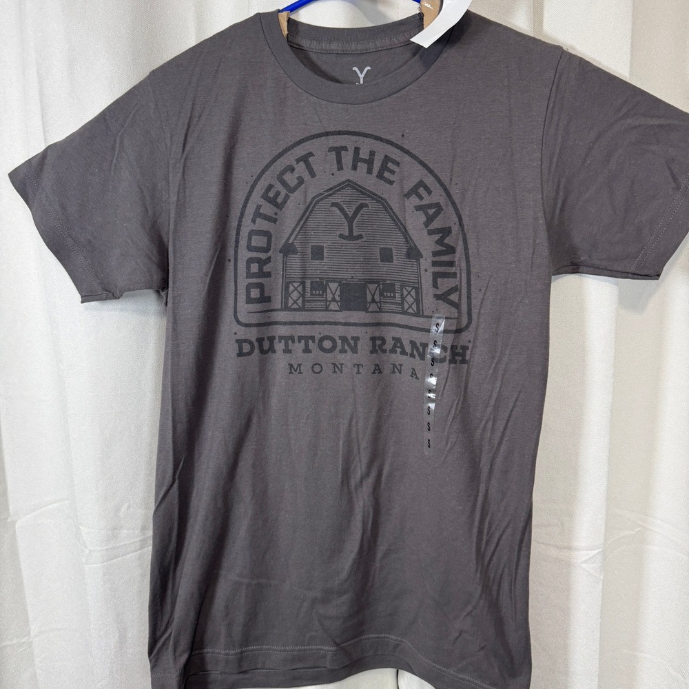 Yellowstone‎ Dutton Ranch Gray Mens Sz Small T-Shirt